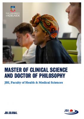 Masters of Clinical Science Flyer