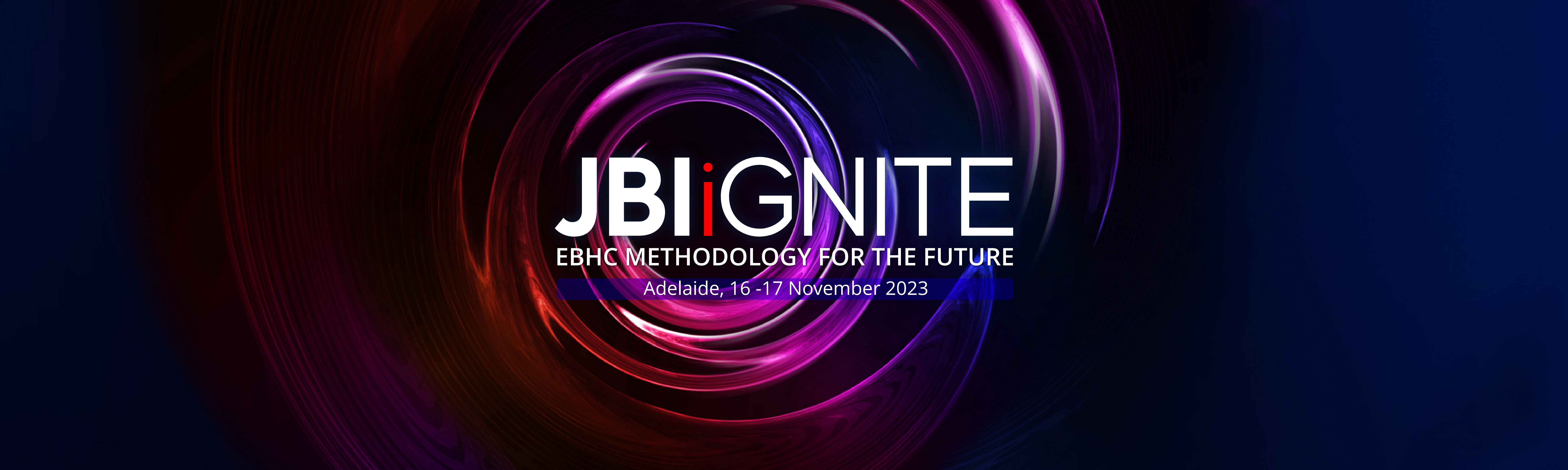 JBI iGNITE logo with text: 'EBHC methodology for the future'
