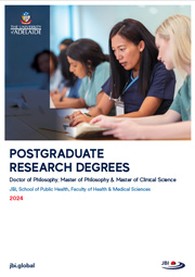 Postgraduate Research Degrees flyer thumbnail