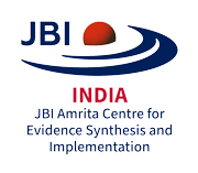 JBI logo - India - JBi Amrita Centre for Evidence Synthesis and Implementation