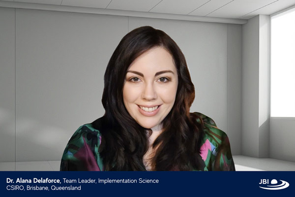 Dr. Alana Delaforce, Team Leader, Implementation Science, CSIRO, Brisbane, Queensland