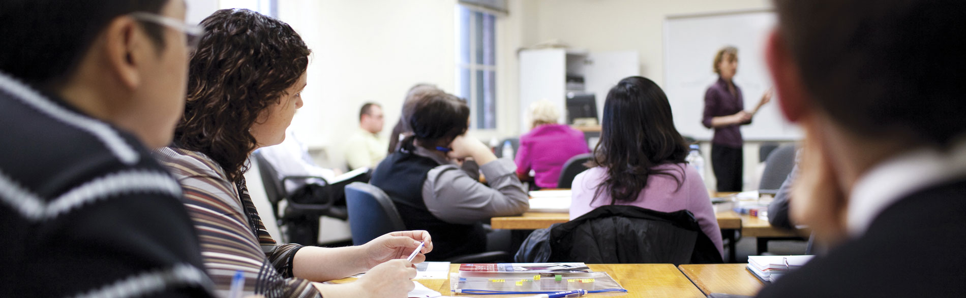 Students in a classroom