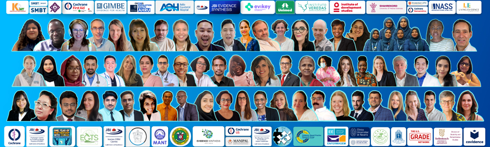 Graphic displaying profile shots of World EBHC Day 2024 evidence ambassadors