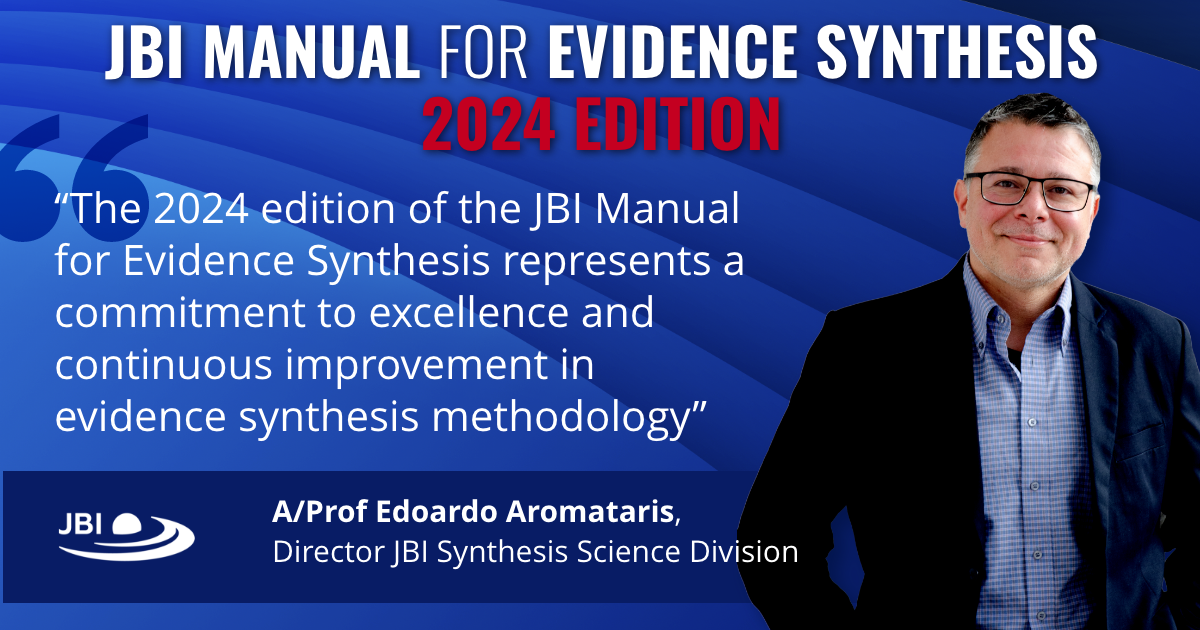 JBI updates methodological guidance | JBI