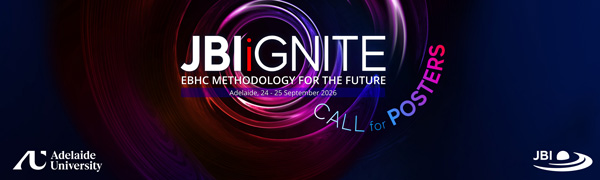 Call for Posters - JBI iGNITE - EBHC Methodology for the Future - Adelaide, 24-25 September 2026