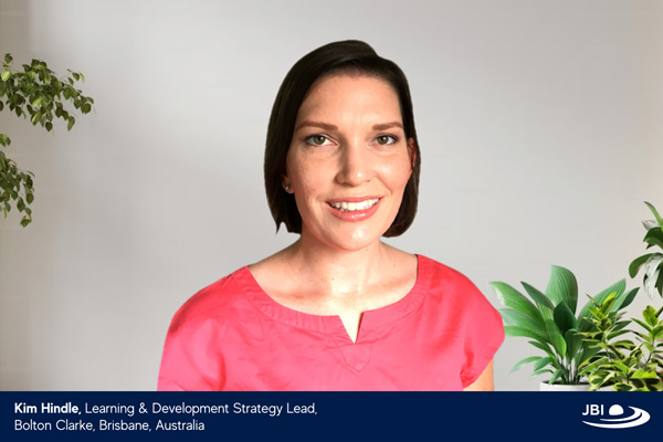 Kim Hindle, Learning and Development Strategy Lead, Bolton Clarke, Brisbane, Australia