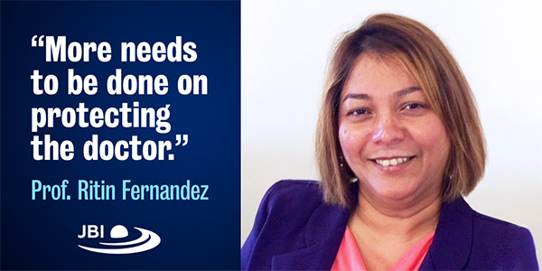 Ritin Fernandez - 'More needs to be done on protecting the doctor.'