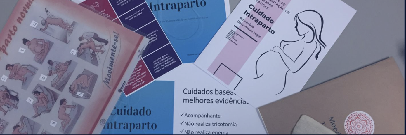 Educational pamphlets to reinforce enhanced communication, respect and care for women giving birth