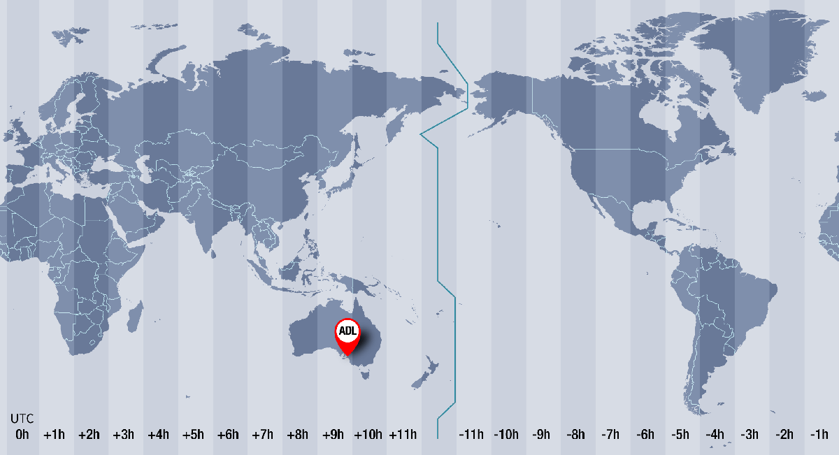 Adelaide - South Australia Map