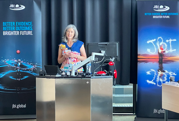 Chief Public Health Officer South Australia, Professor Nicola Spurrier, presents to JBI Postgraduate Research Degrees students
