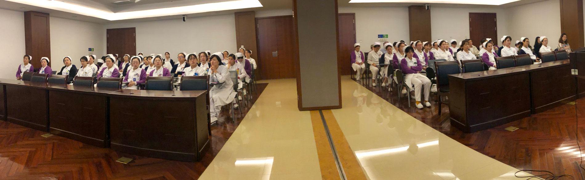Nurses attend fluid management training